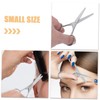 Healeved 4pcs Stainless Steel Eyebrow Scissors Tip Grooming Tools for