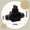 Bwintech 2 Pcs 4 mm Hose AD Air Flow Control