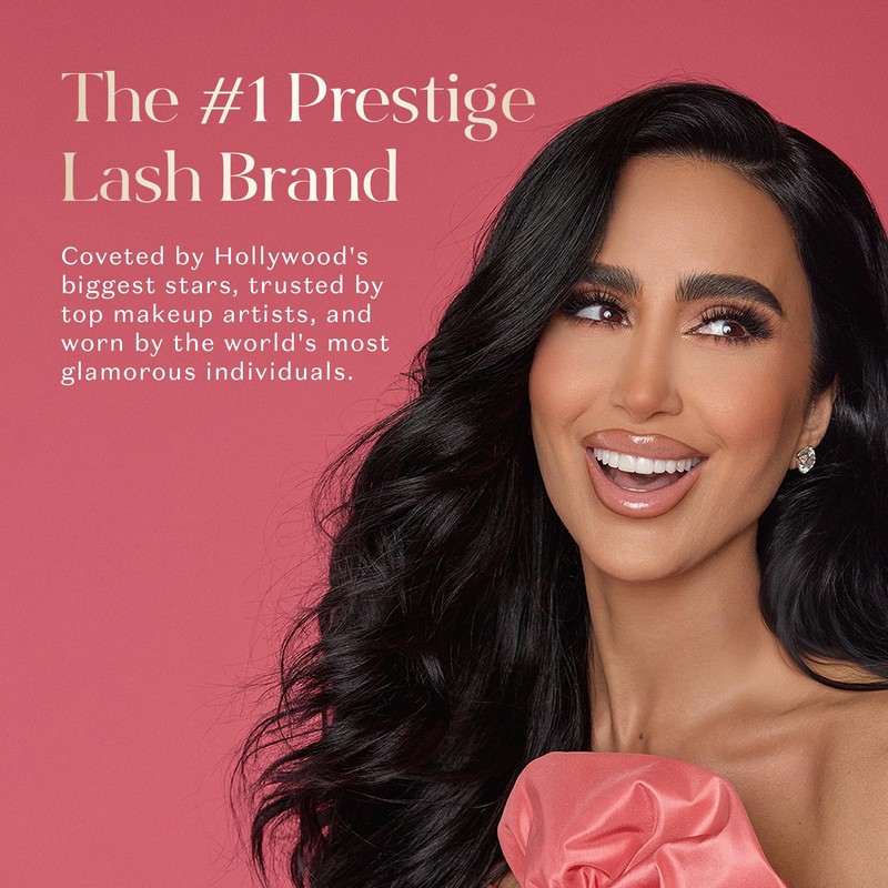 Lilly Lashes Self Adhesive Eyelashes (Half Lashes), No Lash Glue