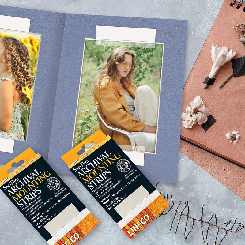 See Through Archival Mounting Strips