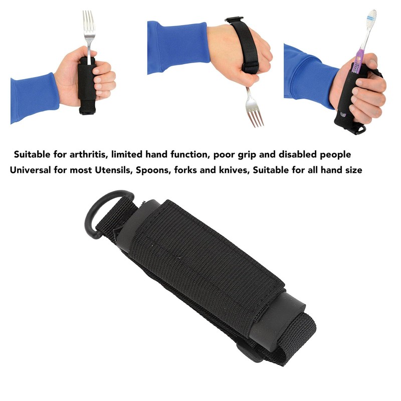Utensil Holder Strap, Universal Cuff, Utensils Gripping Strap, Adjustable Chopsticks