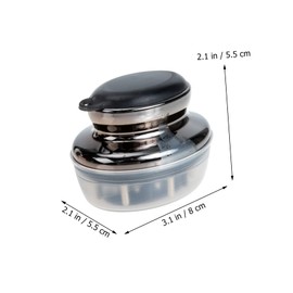 Healeved Scalp Massage Comb Needle Applicator Roller for Hair Growth Serum Refillable Oil Dispenser Essential Scalp Care Tool for Relaxation and Nourishment