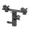 Khalia-Foto Flash Tilt with Rail, Two Hot Shoes, Umbrella Mount,