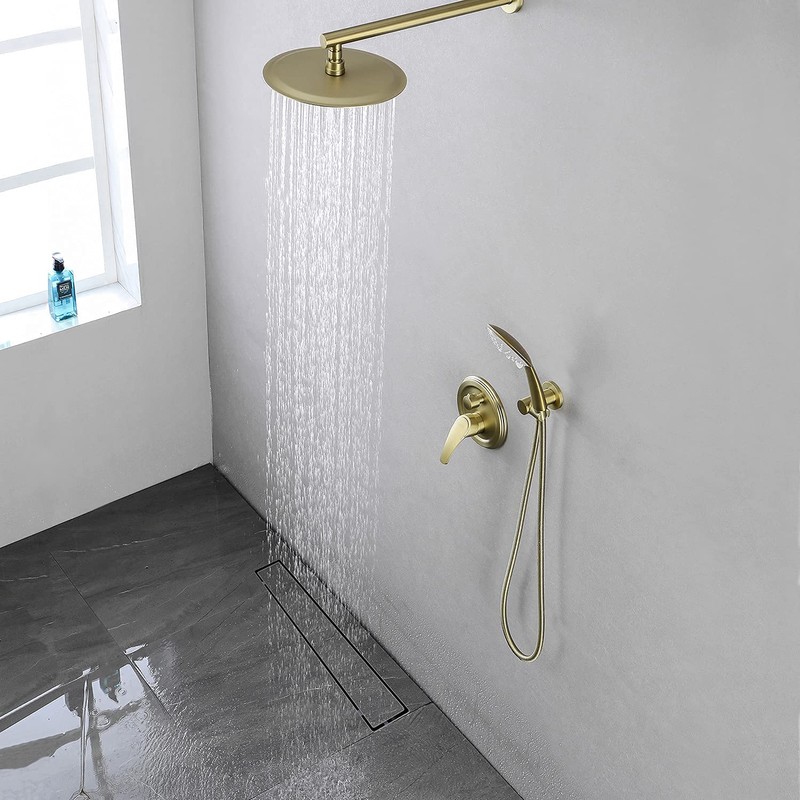 EXF Linear Shower Drain 12 Inch Matte Black with Reversible