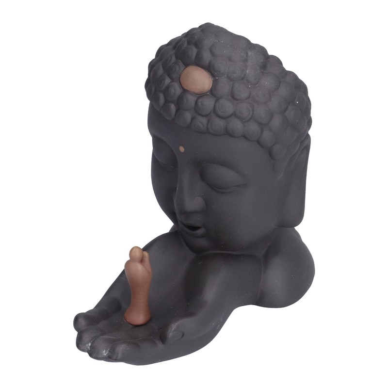 Backflow Incense Burner Ornament Innovative Buddha Incense Holder Artware Meditation