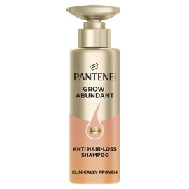 Pantene Grow Abundant Anti Hair Loss Shampoo 290ml for Stronger, Longer, Denser Hair in 8 Weeks, Strengthens Anchorage and Improves Hair Resilience, With 900mg Pro-Vitamin Complex & Niacinamide