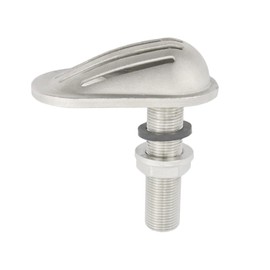 keehui Stainless Steel 316 Marine Grade I.D. 1/2Inch(12.4MM) Boat Intake Strainer Threaded Thru-Hull Inlet 1in Filter Scoopwith Rubber Gaskets