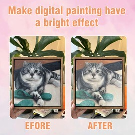 INNOVAYOU Painting by Numbers Varnish 100g, Non-Yellowing Anti-Crazing Gloss Effect Adult Paint by Number Kits on Canvas Varnish, Paint by Number Adult Varnish Permanent Protection (with Brush)