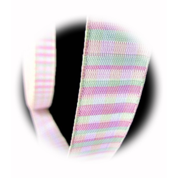 The New 5 Yards Pastel Pink Mint Green Plaid Like