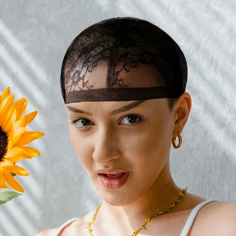 Pack of 6 Wig Cap Elastic Net Caps Soft Breathable