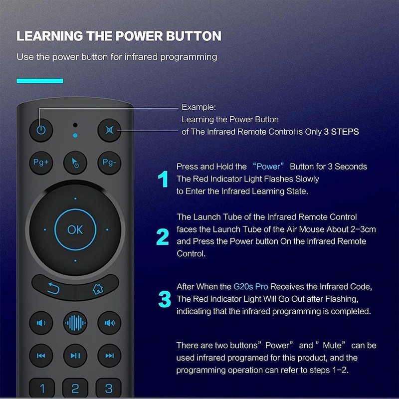 Bluetooth Voice Remote Control for Smart TVs, Universal Voice Remote