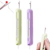 Needle Threaders,Seam Ripper,2 Pcs Retractable Needle Threader 2 in 1