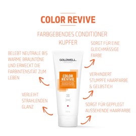 Goldwell Dualsenses Color Revive Warm Red Conditioner for All Copper Hair Types 200ml
