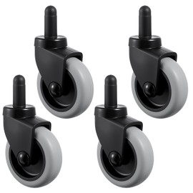 4pcs Mop Bucket Wheels Replacement – Non-Marking TPR Casters for Models 7570-L2, 7571, 7580, 7581, 7582, 7583 & WaveBrake