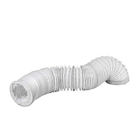 Diameter 100 mm, 1 m PVC ventilation hose, flexible hose, exhaust hose for dryer, air conditioning, extractor hood, flexible hose