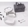 EVARGC 110V Electric Heating Lunch Box Portable for Car Office