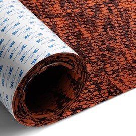 Boat Flooring EVA Foam Decking Sheet, Camo Marine Flooring with Self-Adhesive Backing for Bass Boats Yacht Kayak RV Floor 94" x 47" Camo Red