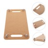 LALAFINA Portable Clay Wedging Board Lightweight Wooden Mat for Sculpting