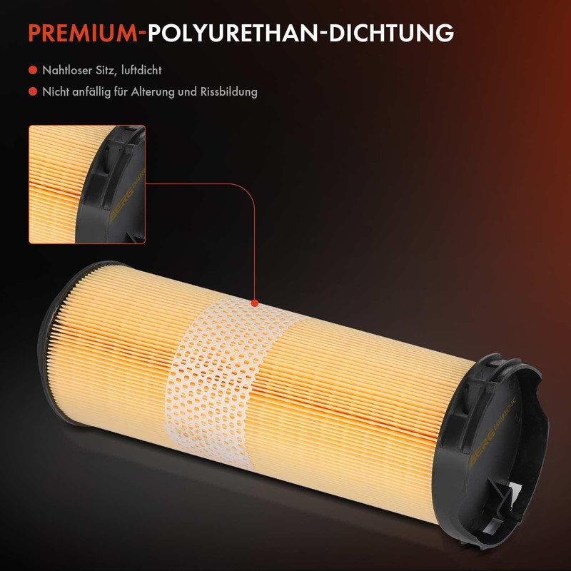 Frankberg Air Filter Insert Diesel Compatible with C-Class W204 C200CDi