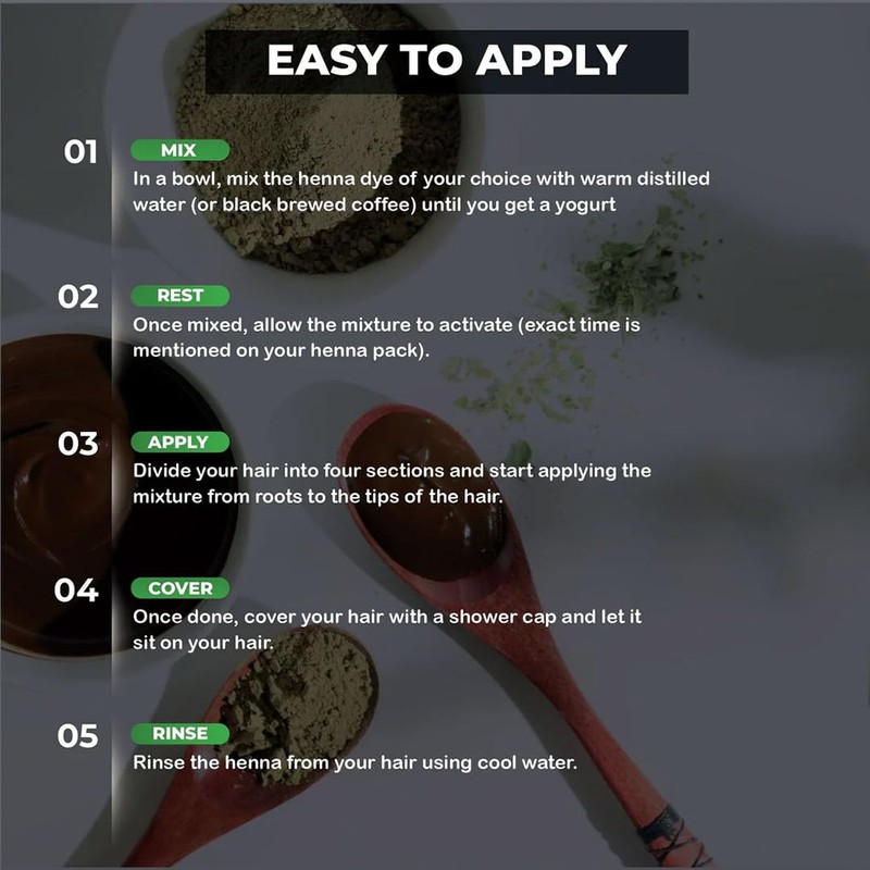 1 Pack Of Light Brown Henna Hair & Beard Color/Dye