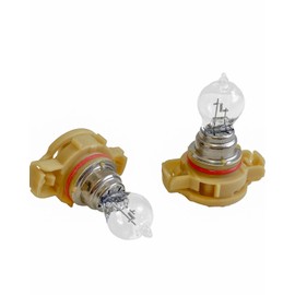 Austkokiyo PSX24W 4300K Fog Light Bulbs 2504 Daytime Running Lamps Halogen Headlight Bulb DRL Steering Brake Headlights DC12V 24W, 2Pcs