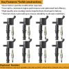 CNPAPC 8Pack Ignition Coils and PLATINUM Spark Plugs For Ford