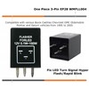 iJDMTOY 3-Pin EP28 EP-28 WMFLL004 Electronic LED Flasher Relay As