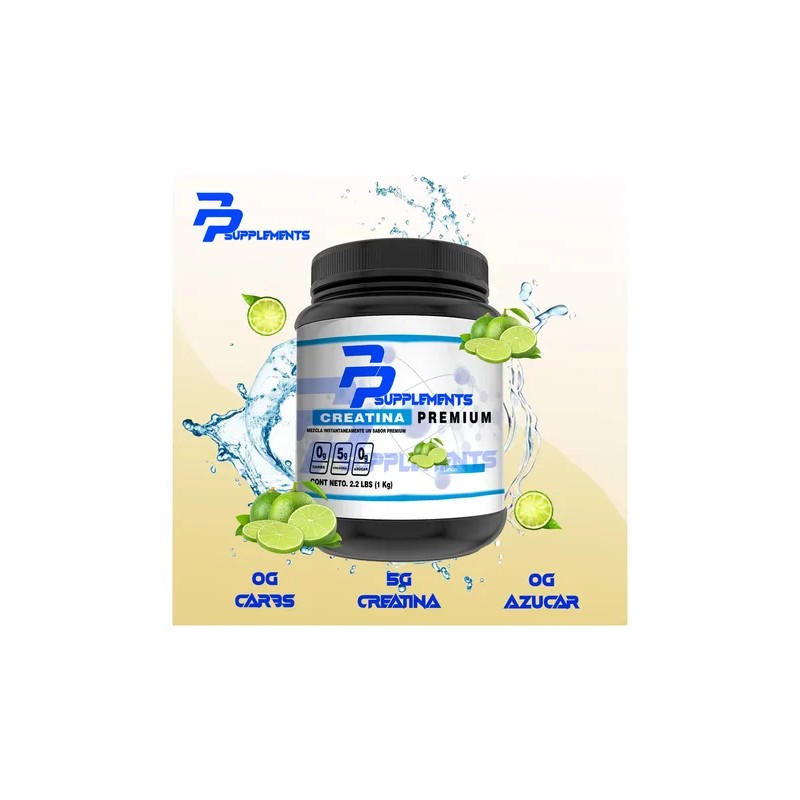 Creatina Monohidrata 1 Kg Pulse 200 Servicios Varios Sabores