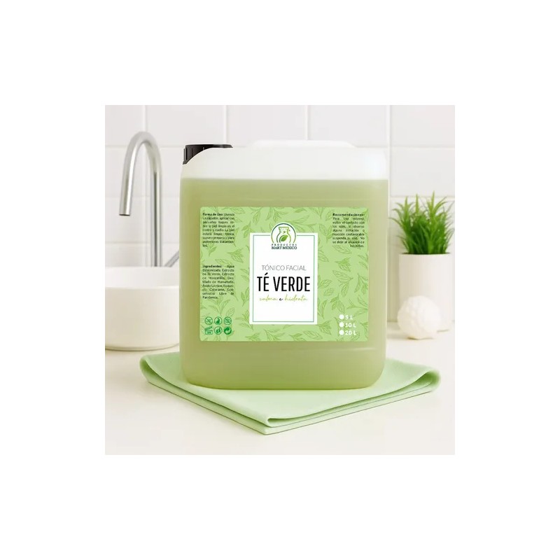 Tónico Facial De Té Verde (5 Litros)