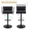Brage Living Bar Stool, Couch Spring Seat, Adjustable Swivel PU