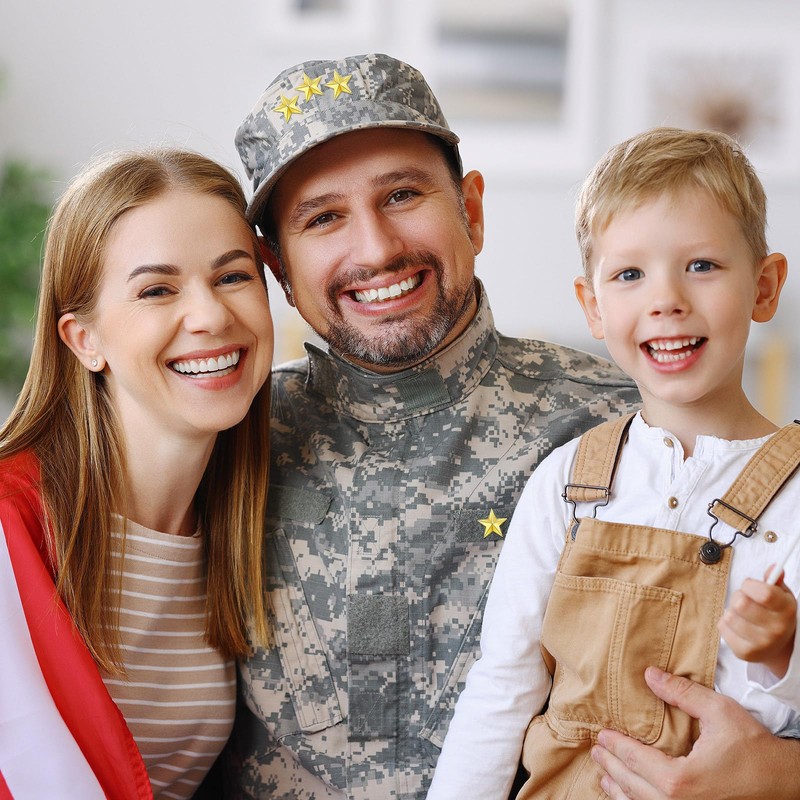 60 Pieces Star Badge Lapel Pin for 4th of July