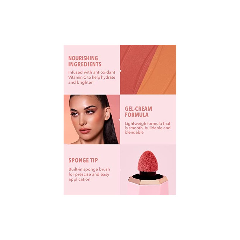 SHEGLAM Maquillaje con rubor líquido Color Bloom Dayglow para mejillas