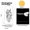 VERDBOOK Waterproof Temporary Tattoos: 2-Sheet Tattoo Kit with Realistic Body