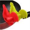 Silicone Pot Clip Spoon Rest Silicone Utensil Rest Silicone Spoon