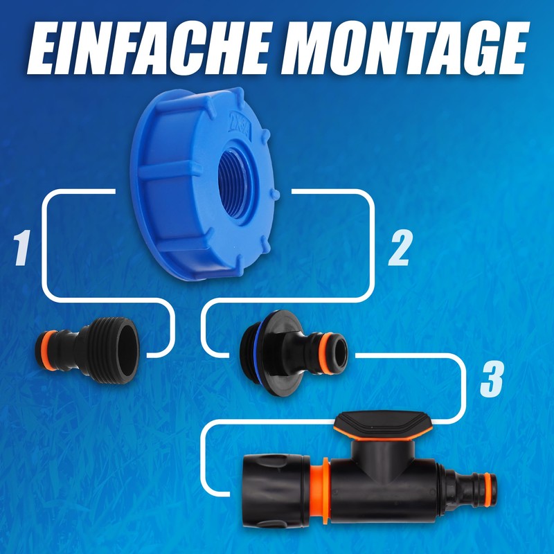 MaJoCompTec® Watertwin Water Tank Filling Adapter | Motorhome Caravan Water