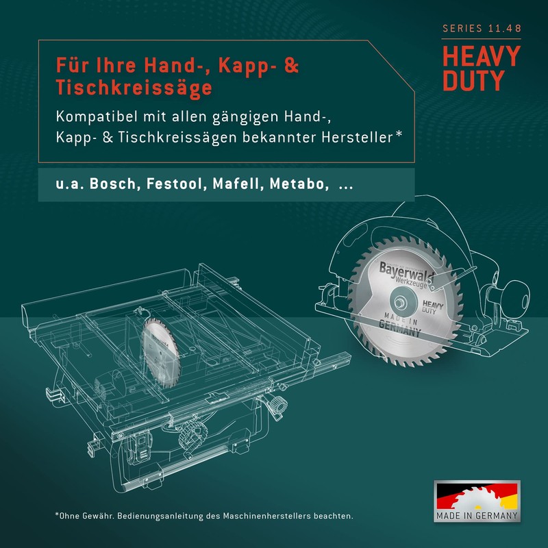 Bayerwald - HM Multi Saw Blade - Diameter 216 mm