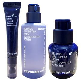 Innisfree Retinol PDRN Ampoule 40ml+ Eye & Lip Serum 15mL+Skin Booster 170ml / 이니스프리 레티놀 PDRN 앰플 40ml+ 아이 앤 립 세럼 15mL+스킨부스터 170ml