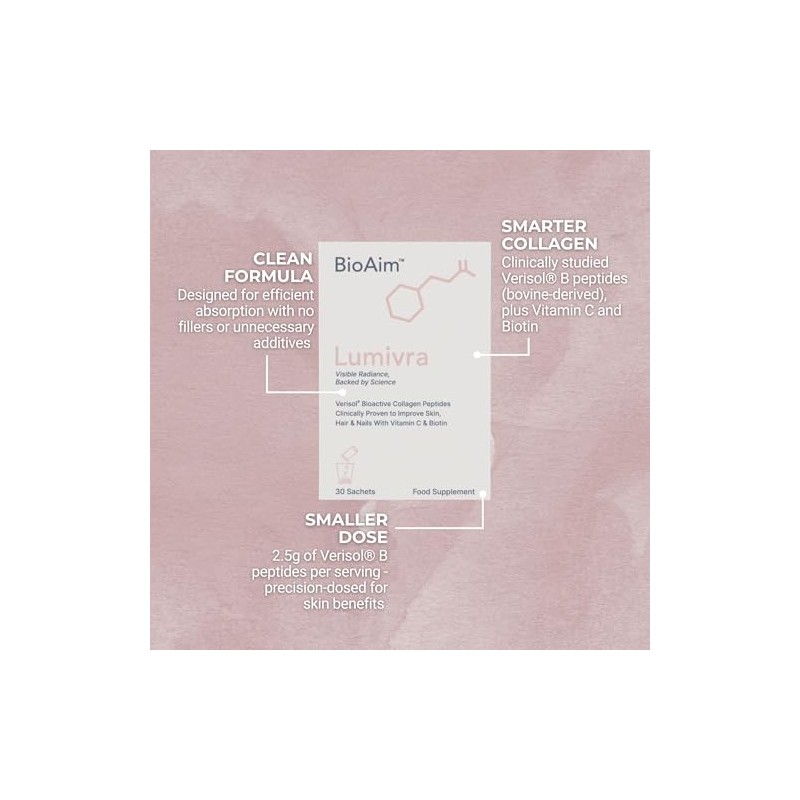 Lumivra Collagen Powder | VERISOL® Bovine Collagen | 30 Servings