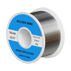 63/37 Tin Lead Rosin Core Solder Wire Ideal for Circuit Boards & Electrical Repairs