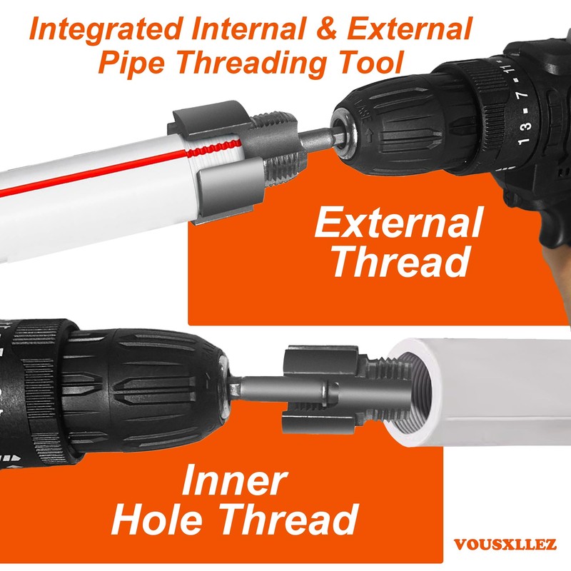 Pipe Thread Cutting Tool Integrated Internal and External,Pipe Threading Tool,