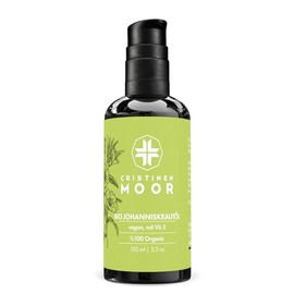 CristinenMoor St. John's Wort Oil Strong 100 ml with Organic Olive Oil, Vegan