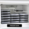 Freshware Meal Prep Containers [150 Pack] 3 Compartment with Lids,