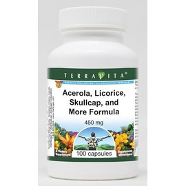 Acerola, Licorice, Skullcap, and More Formula - 450 mg (100 Capsules, ZIN: 517107) - 2 Pack