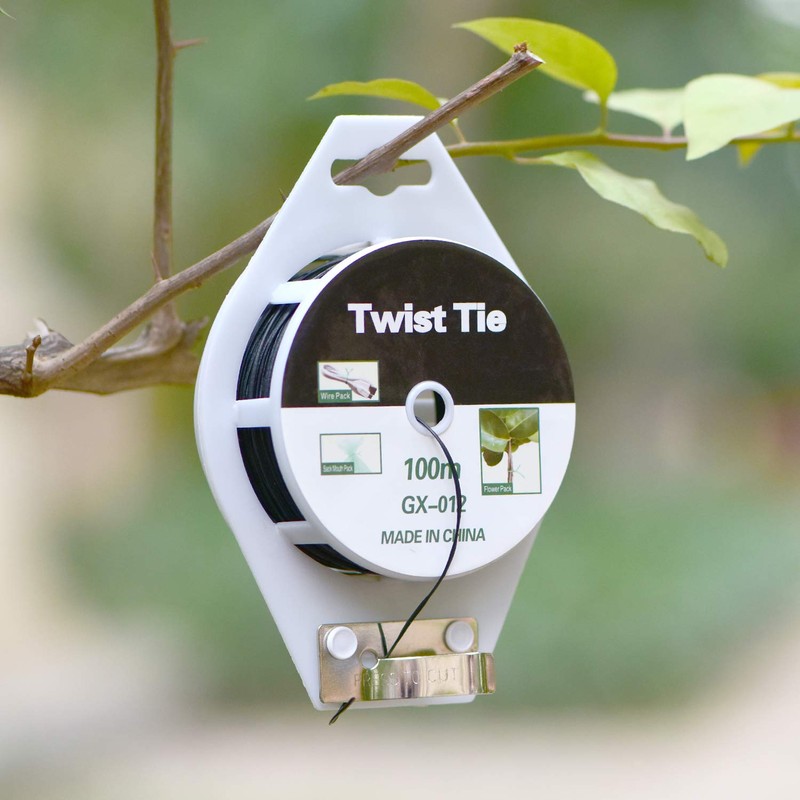328ft (100m) Twist Ties, Plant Ties for Vines Garden Wire