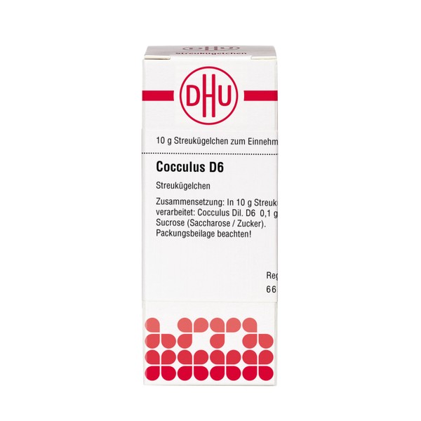 DHU Cocculus D6 Streukügelchen, 10 g Globules