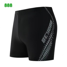 a808 Plus Size Men's New Quick-Dry Professional Cropped Swim Trunks Loose 888-1+4XL [70.00 kg - 80.00 kg 10ea