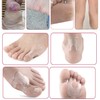 10 almohadillas para orejas de gel en forma de U,