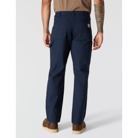 Carhartt Men's Relaxed Straight Rugged Flex Duck Dungaree, Navy, W38 x L30