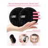 Set Brochas Y Esponjas De Maquillaje Con Cosmetiquera Negro