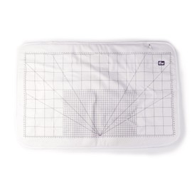 Prym 611925-Bügeldecke, metrisch skaliert und hitzereflektierend, Baumwolle, weiß, 60 x 90 cm